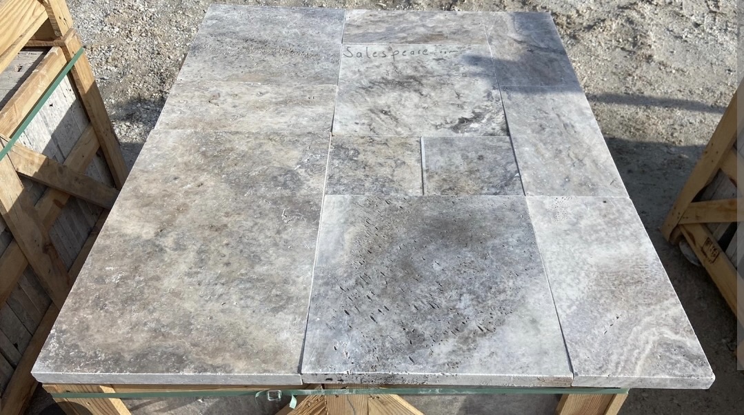 Travertine pavers GCC outdoor pool deck wholesale stone