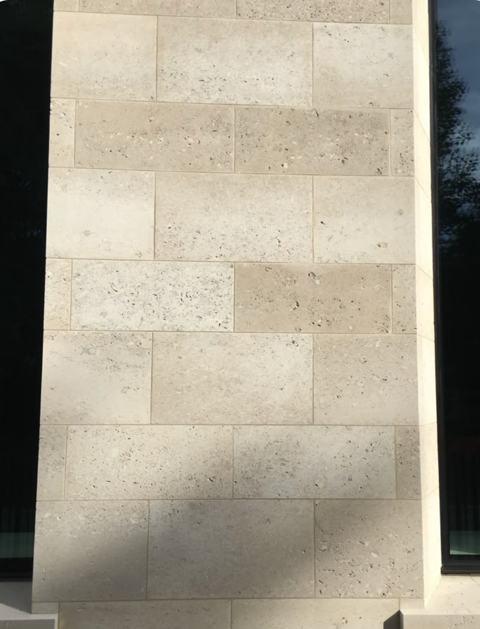 lime stone white cream color