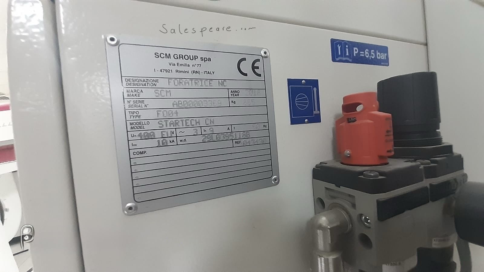 SCM Class SI X sliding table saw front view