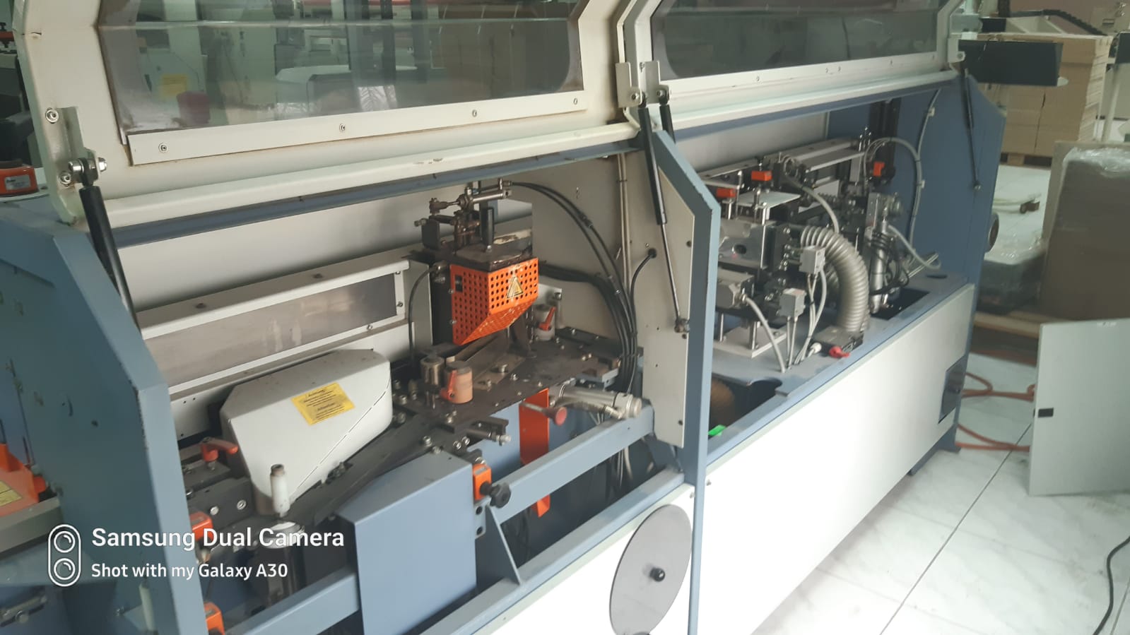 Hebrock edge bander control panel