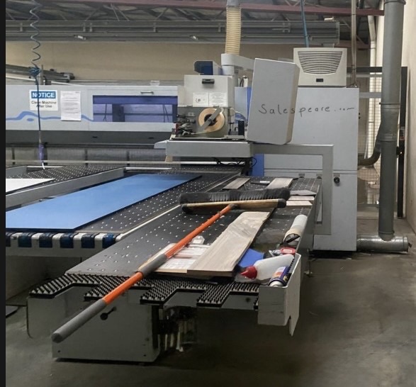 Used woodworking machine front view