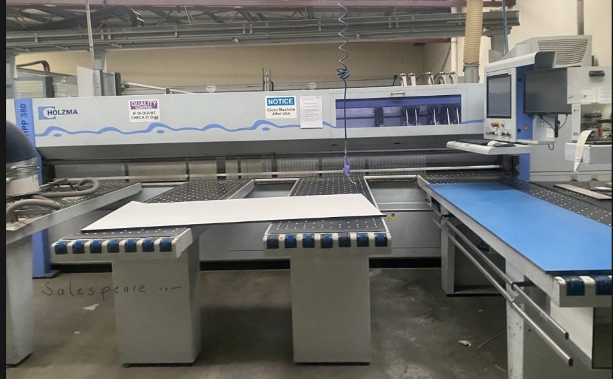 Used woodworking machine side view