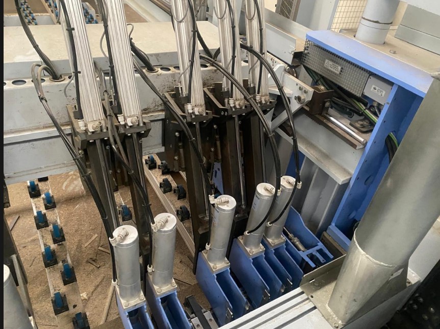 Used woodworking machine detail